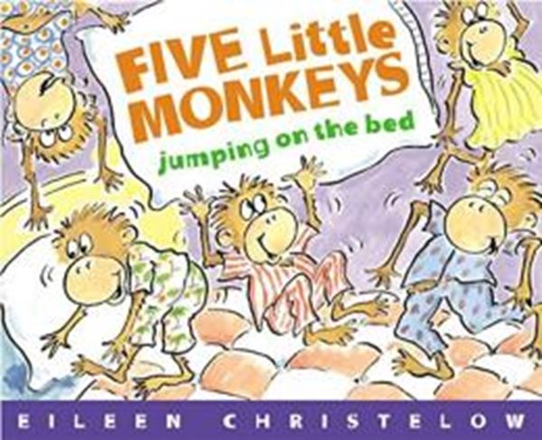 Picture of FIVE LITTLE MONKEYS JUMPING ON THE BED - PAPERBACK