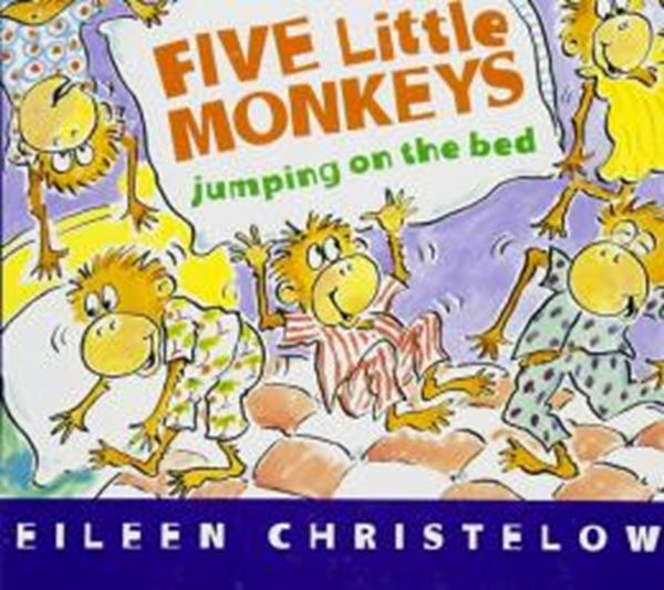 Picture of FIVE LITTLE MONKEYS JUMPING ON THE BED - BOARD BOOK