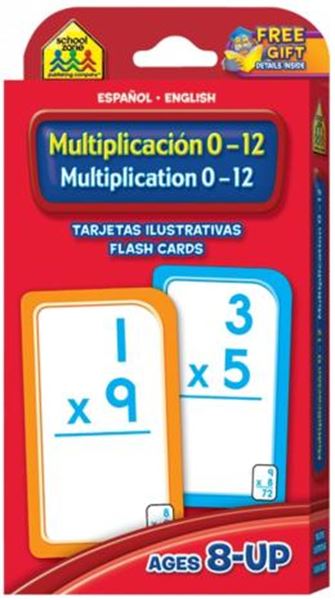 Picture of BILINGUAL MULTIPLICATION 0-12 - FLASH CARDS