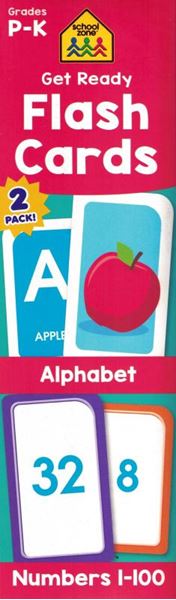 Picture of GET READY FLASH CARDS ALPHABET & NUMBERS 2-PACK GRADES P-K