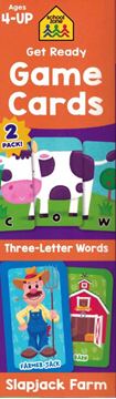Imagem de GET READY GAME CARDS THREE-LETTER WORDS & SLAPJACK FARM 2-PACK