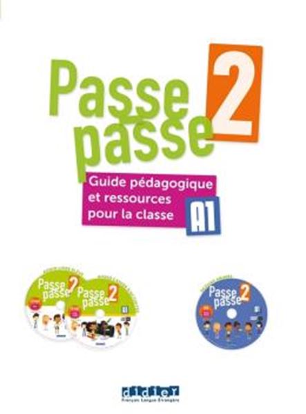 Picture of PASSE - PASSE 2 - GUIDE PEDAGOGIQUE + 2 CD MP3 + DVD