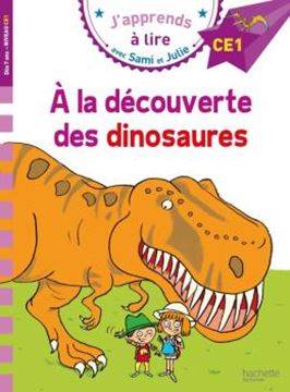 Imagem de J´APPRENDS A LIRE AVEC SAMI ET JULIE - NIVEAU CE1 - A LA DECOUVERTE DES DINOSAURES