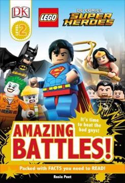 Imagem de DK READERS L2 - LEGO DC COMICS SUPER HEROES - AMAZING BATTLES! - ITS TIME TO BEAT THE BAD GUYS!