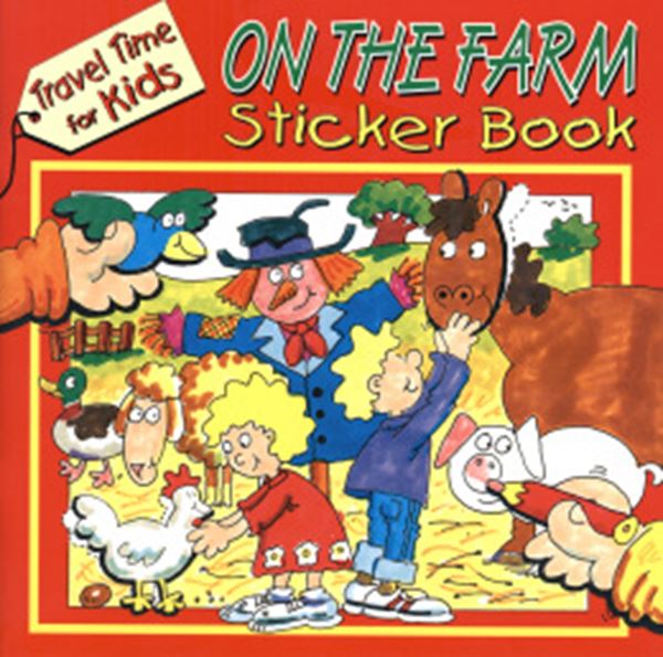 Picture of ON THE FARM STICKER BOOK - TRAVEL TIME FOR KIDS