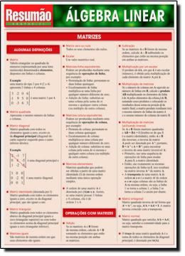 Imagem de RESUMAO - ALGEBRA LINEAR