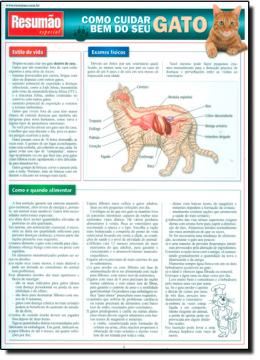 Imagem de RESUMAO - COMO CUIDAR BEM DO SEU GATO