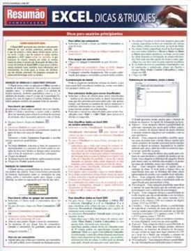 Imagem de RESUMAO - EXCEL - DICAS E TRUQUES