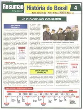 Imagem de RESUMAO - HISTORIA DO BRASIL 4 - REPUBLICA