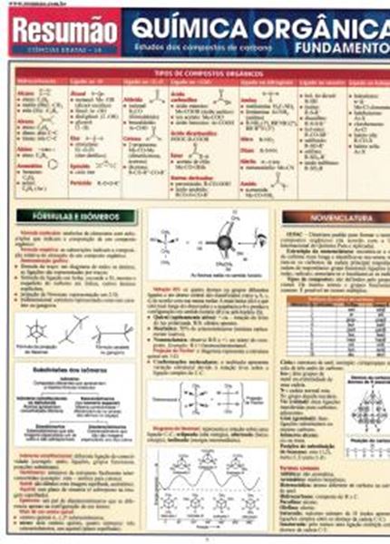 Picture of RESUMAO - QUIMICA ORGANICA - FUNDAMENTOS