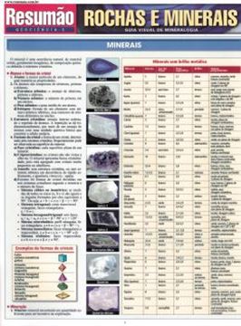 Imagem de RESUMAO - ROCHAS E MINERAIS