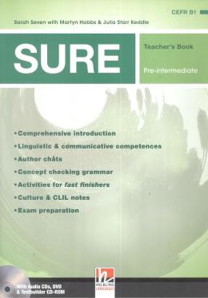 Picture of SURE PRE-INTERMEDIATE TB BRITISH ENGLISH + 3 AUDIO CDS + DVD - TESTBUILDER + CD-ROM