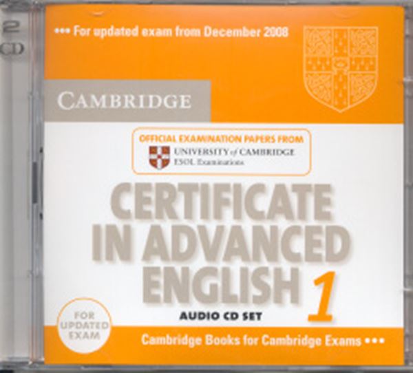 Picture of CAMBRIDGE CERTIFICATE IN ADVANCED ENGLISH 1 CD (2)