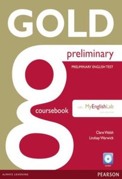 Imagem de GOLD PRELIMINARY COURSEBOOK WITH CD-ROM AND PRELIM MYLAB PACK