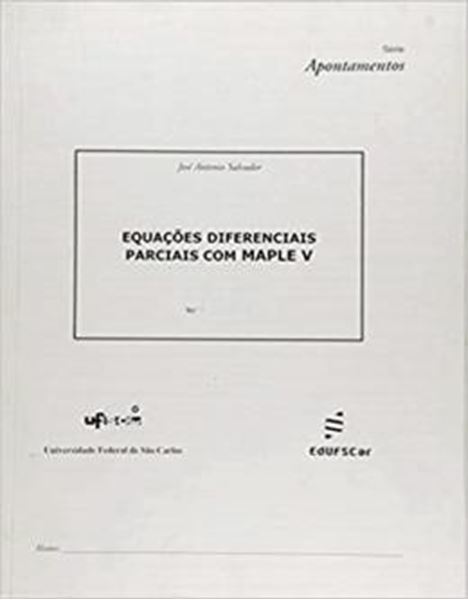 Picture of EQUACOES DIFERENCIAIS PARCIAIS COM MAPLE V