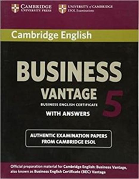Picture of CAMBRIDGE ENGLISH BUSINESS VANTAGE 5 STUDENTS BOOK W ANSWER