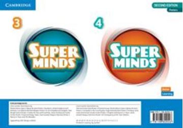 Imagem de SUPER MINDS 3 AND 4 POSTER PACK - BRITISH ENGLISH - 2ND ED
