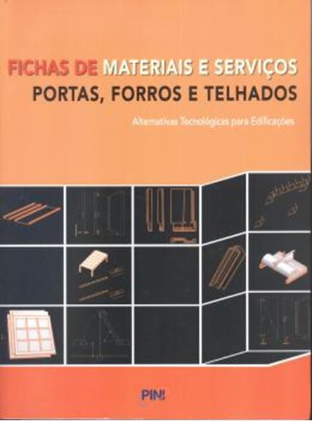 Picture of FICHAS DE MATERIAIS E SERVICOS - PORTAS, FORROS E TELHADOS - 2º ED.