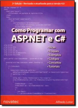 Imagem de COMO PROGRAMAR COM ASP.NET E C# - 2º EDICAO