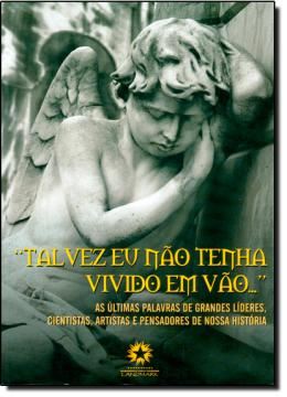 Imagem de TALVEZ EU NAO TENHA VIVIDO EM VAO