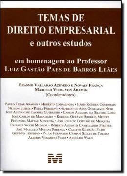 Imagem de TEMAS DE DIREITO EMPRESARIAL - HOMENAGEM AO PROFESSOR LUIZ GASTAO