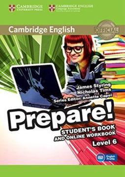 Imagem de CAMBRIDGE ENGLISH PREPARE! 6 STUDENT´S BOOK WITH ONLINE WORKBOOK - 1ST ED