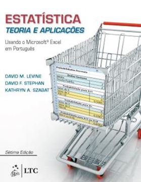 Imagem de ESTATISTICA - TEORIA E APLICACOES - USANDO O MICROSOFT EXCEL EM PORTUGUES - 7ª ED