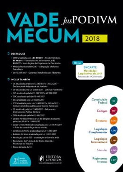 Picture of VADE MECUM JUSPODIVM 2018 - 3ª ED