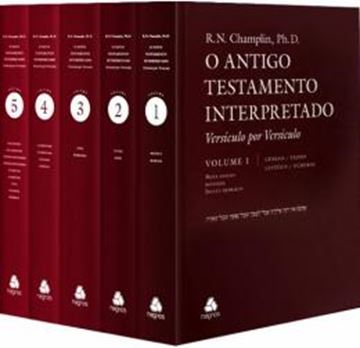 Imagem de ANTIGO TESTAMENTO INTERPRETADO - 5 VOLS. - VERSICULO POR VERSICULO - NOVA EDICAO REVISADA INCLUI HEBRAICO