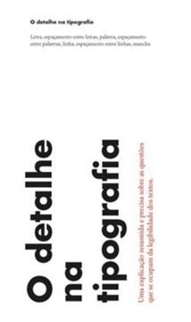 Imagem de O DETALHE NA TIPOGRAFIA,