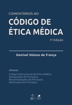 Imagem de COMENTARIOS AO CODIGO DE ETICA MEDICA - 7ª ED