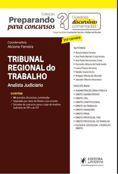 Picture of TRIBUNAL REGIONAL DO TRABALHO - ANALISTA JUDICIARIO