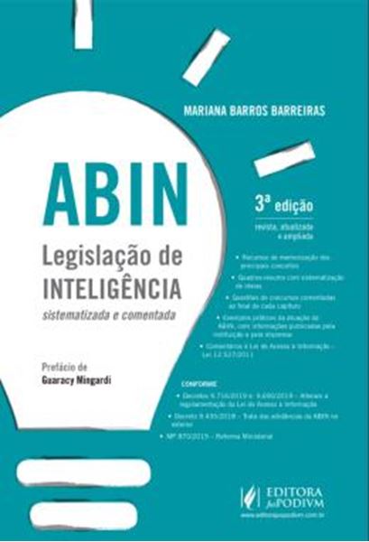 Picture of ABIN - LEGISLACAO DE INTELIGENCIA SISTEMATIZADA E COMENTADA - 3ª ED