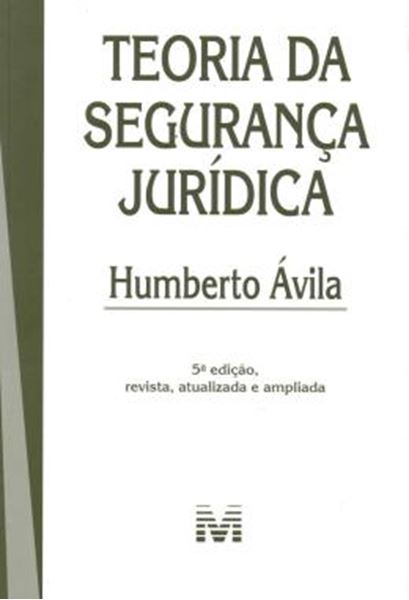 Picture of TEORIA DA SEGURANCA JURIDICA - 5ª ED