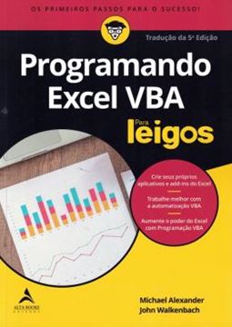 Imagem de PROGRAMANDO EXCEL VBA PARA LEIGOS
