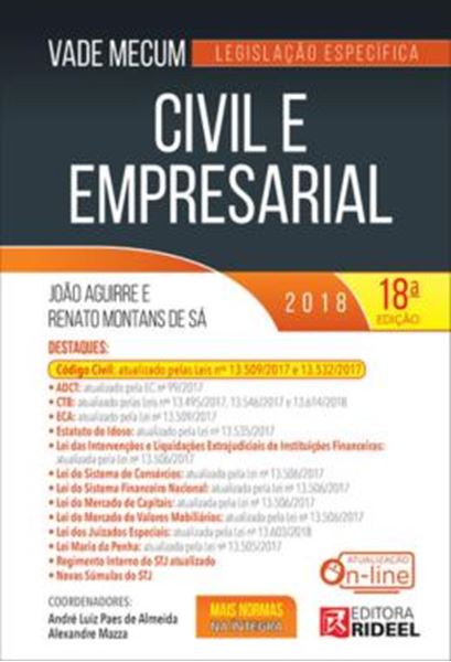 Picture of VADE MECUM CIVIL E EMPRESARIAL - VOLUME  - 
