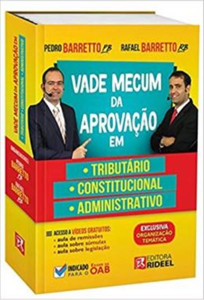 Picture of VADE MECUM DA APROVACAO EM: TRIBUTARIO, CONSTITUCIONAL, ADMINISTRATIVO - VOLUME  - 