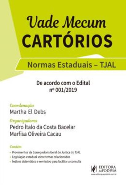 Picture of VADE MECUM CARTORIOS - NORMAS ESTADUAIS - TJAL