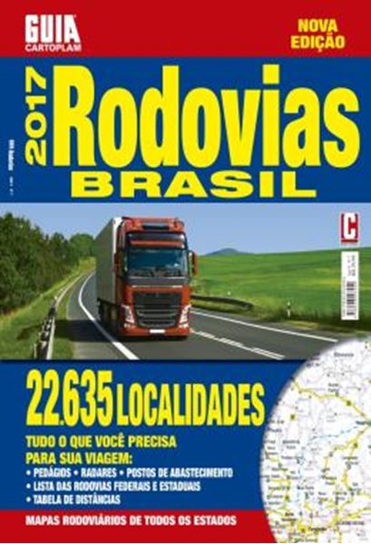 Picture of GUIA CARTOPLAM RODOVIAS BRASIL 2017