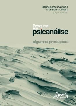 Imagem de PESQUISA EM PSICANALISE - ALGUMAS PRODUCOES