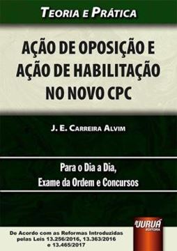 Imagem de ACAO DE OPOSICAO E ACAO DE HABILITACAO NO NOVO CPC