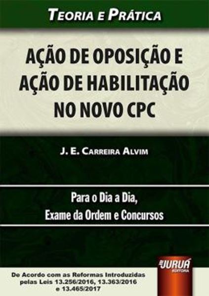Picture of ACAO DE OPOSICAO E ACAO DE HABILITACAO NO NOVO CPC
