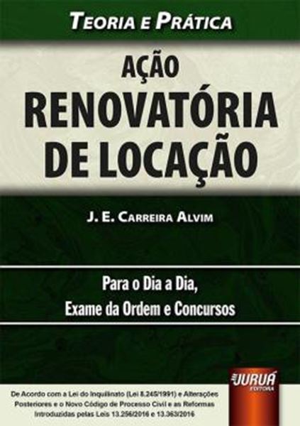 Picture of ACAO RENOVATORIA DE LOCACAO - TEORIA E PRATICA - PARA O DIA A DIA, EXAME DA ORDEM E CONCURSOS