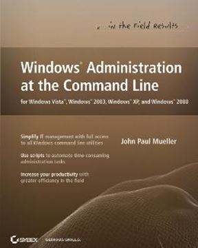 Imagem de WINDOWS ADMINISTRATION AT THE COMMAND LINE FOR WINDOWS VISTA, WINDOWS 2003, WINDOWS XP, AND WINDOWS 2000