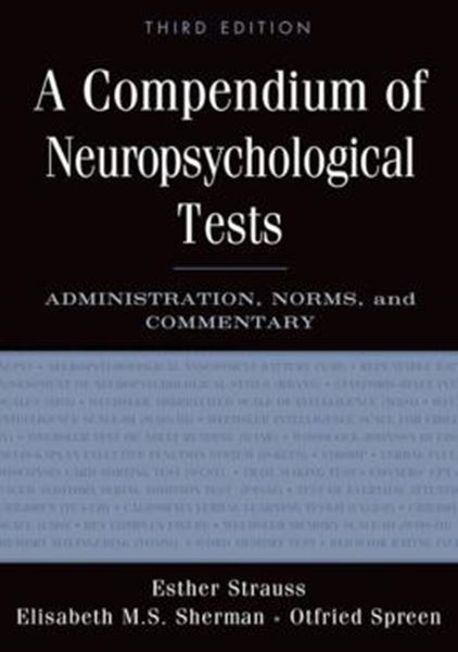 Picture of COMPENDIUM OF NEUROPSYCHOLOGICAL TESTS, A - 3RD ED