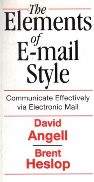Picture of ELEMENTS OF E MAIL STYLE