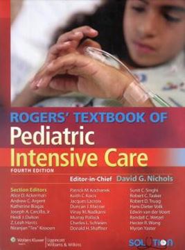 Imagem de ROGERS TEXTBOOK OF PEDIATRIC INTENSIVE CARE - 4TH ED