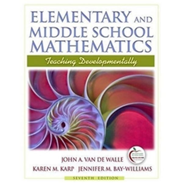 Picture of ELEMENTARY AND MIDDLE SCHOOL MATHEMATICS 7TH EDITION