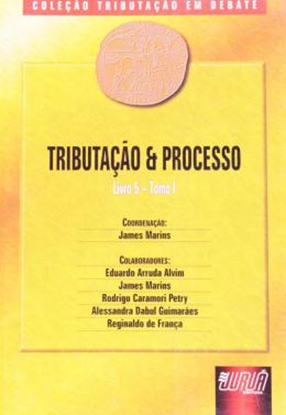 Picture of TRIBUTACAO E PROCESSO - LIVRO 5 - TOMO I