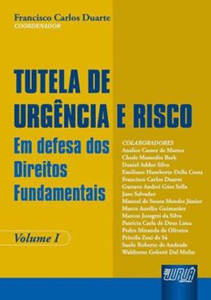 Picture of TUTELA DE URGENCIA E RISCO - VOLUME I